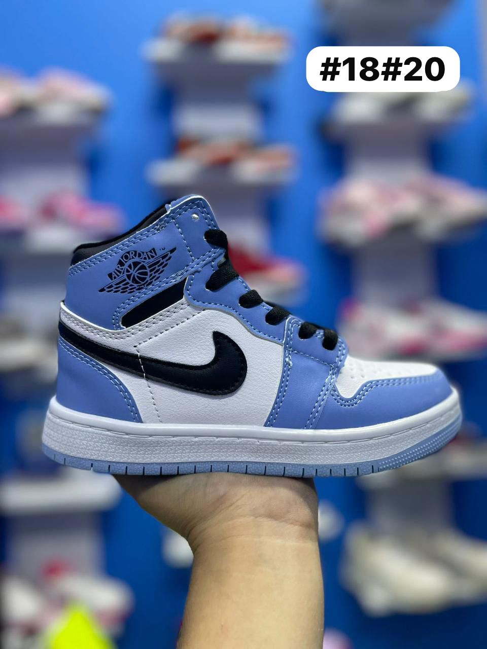 NUEVO JORDAN 1 KIDS CAJA AZUL
