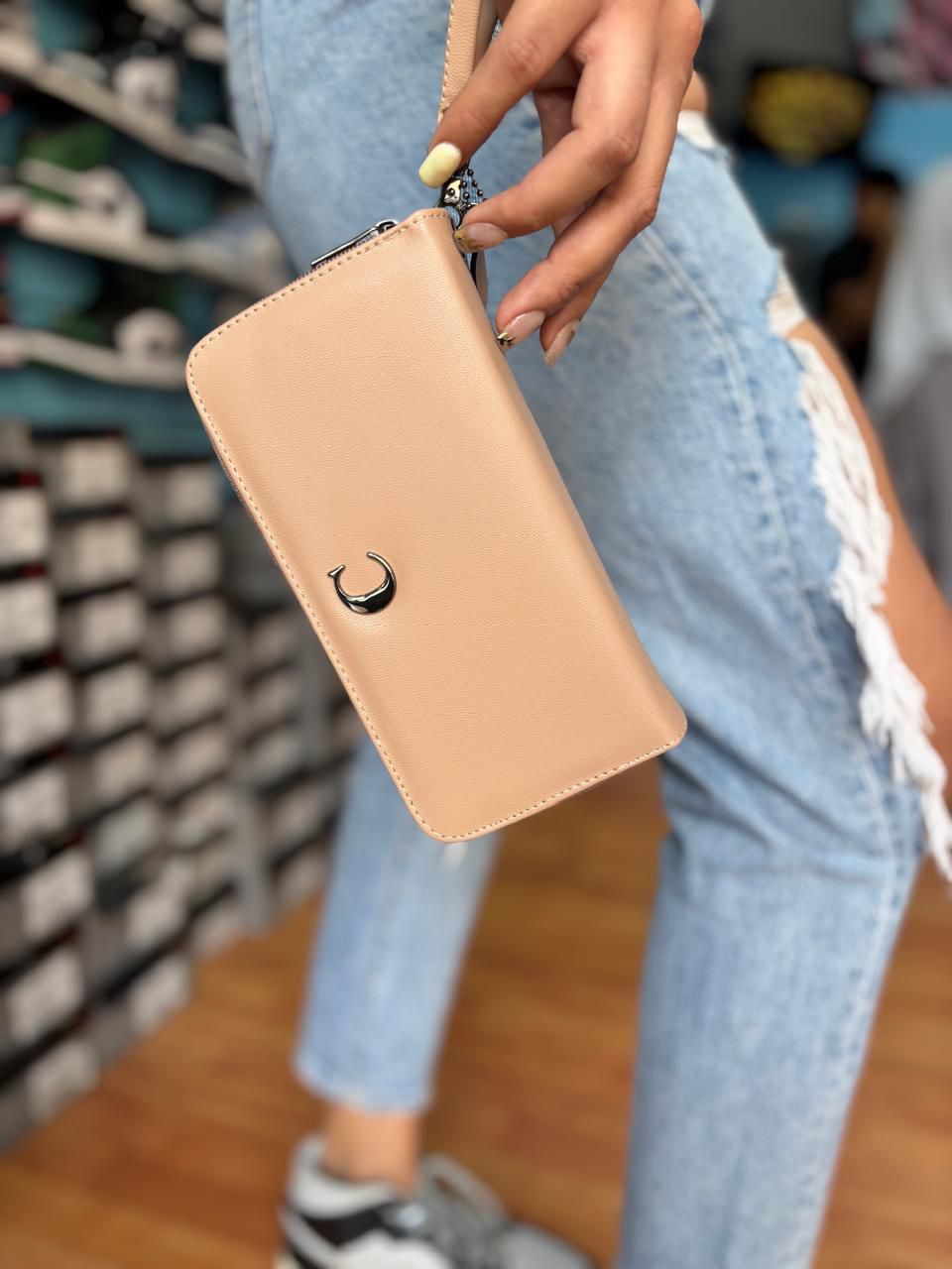 NUEVO MONEDERO 3 CIERRES ,CARTERA COACH