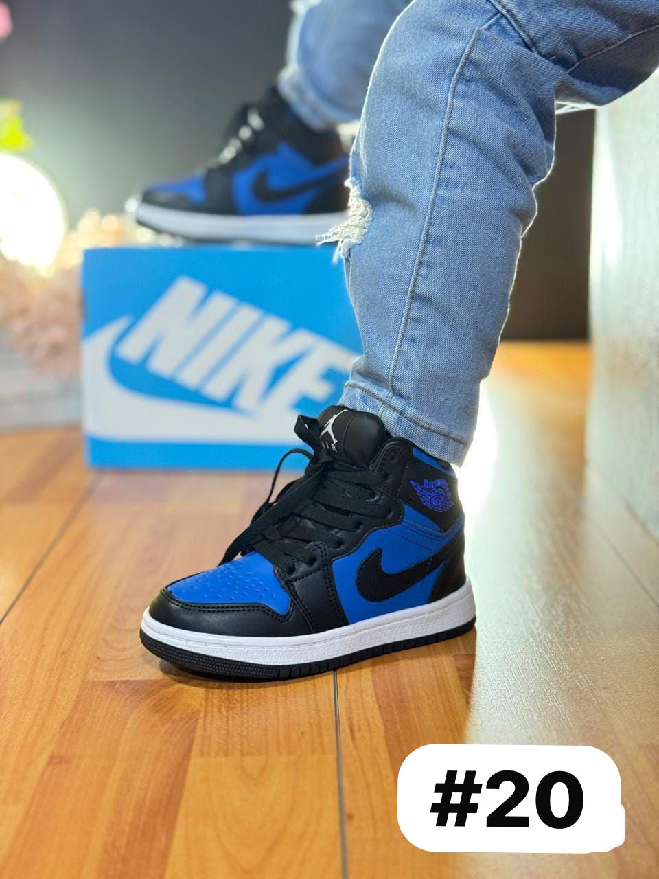 NUEVO JORDAN 1 KIDS CAJA AZUL
