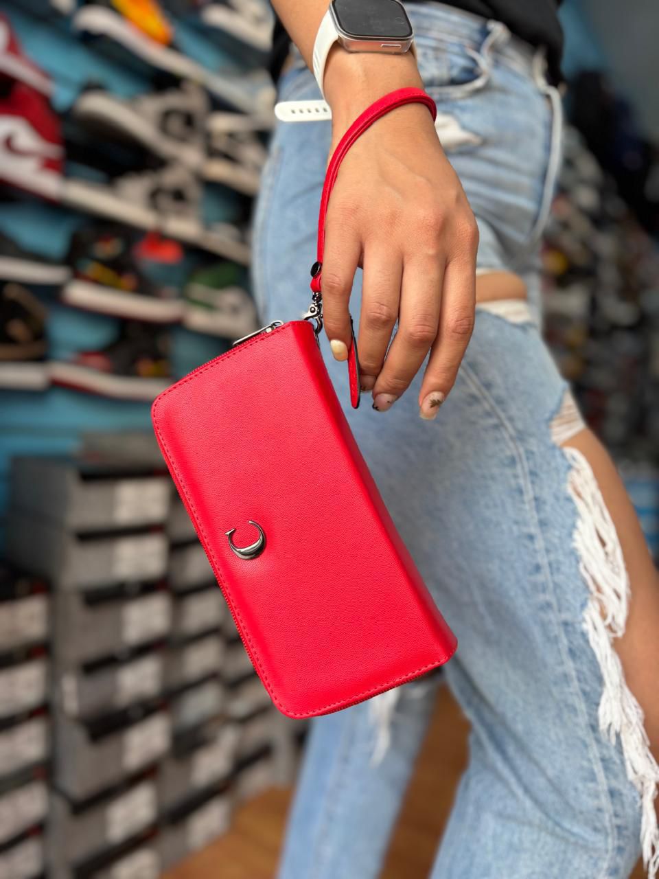 NUEVO MONEDERO 3 CIERRES ,CARTERA COACH