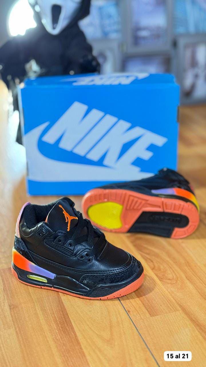 NUEVO JORDAN RETRO 3 KIDS