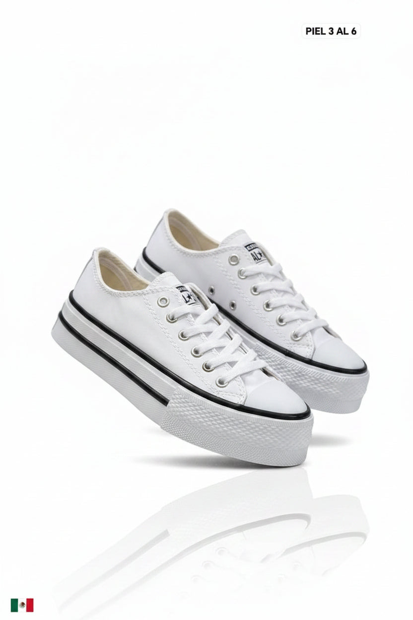 CONVERSE DE PIEL VULCANIZADOS DAMA