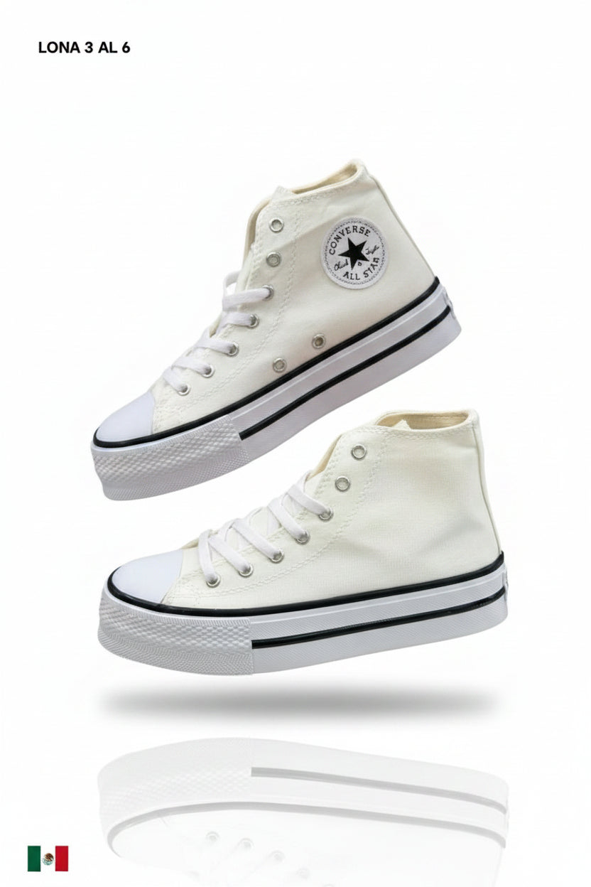 CONVERSE DE PIEL VULCANIZADOS DAMA