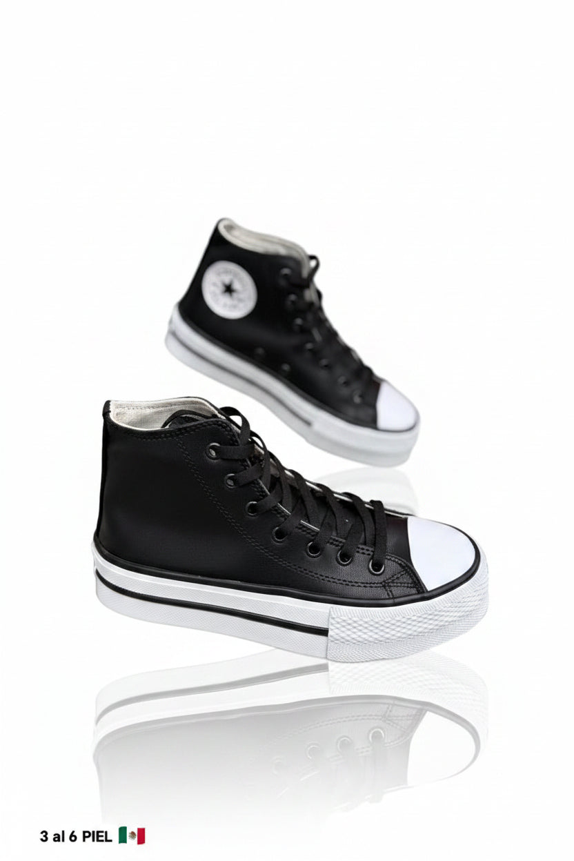 CONVERSE DE PIEL VULCANIZADOS DAMA